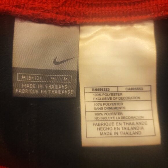 Nike Workout Trainers Pants - Black/Red/White - Size M - Picture 4 of 6